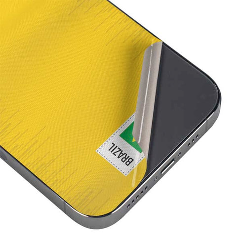 Brazil Soccer Flag iPhone 16e Skin